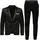 Anzug Anzug Relaxed Fit Herren Gr 58 Normalgrößen Obermaterial 100 Polyester Futter 100 Polyester unifarben Anzüge