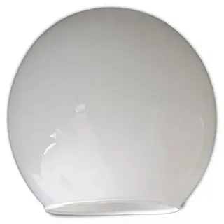 Lichthandel Hoch Lampenschirm Ersatzglas Kugel Weiß - Rundes Lampenglas E14 Fassung Glas Opal Weiß, weiß glänzend, Ideal für DIY-Lampen, Restaurierungen oder als Ersatz weiß
