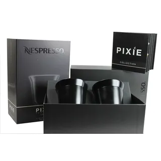 Nespresso Pixie Espresso Ristretto Metall Becher Tasse