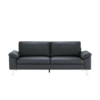 Einzelsofa aus Echtleder Bena , blau , Maße (cm): B: 228 H: 86 T: 97.0