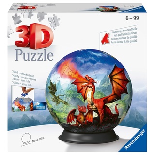 Ravensburger 3D Puzzle 11565 - Puzzle-Ball Mystische Drachen - 72 Teile - Puzzle-Ball für Erwachsene und Kinder ab 6 Jahren