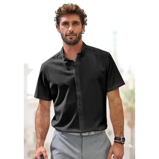 H.I.S. Kurzarmhemd Regular Fit Schwarz XXL