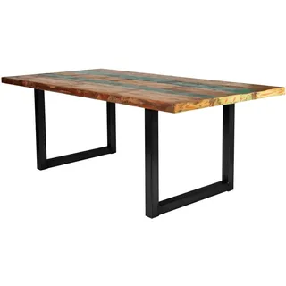 MiaMöbel Tops 240 x 76,5 x 100 cm schwarz