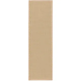 benuta Nest Sisalteppich, Creme, Textil, Beton Optik, Rechteckig, 70x240 cm | NADUVI