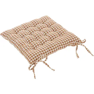 Atmosphera Createur d ́interieur Sitzkissen, Mehrfarbig, Naturmaterialien, 38x38 cm, Wohntextilien, Kissen, Sitzkissen