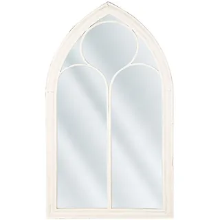 Beliani Wandspiegel Trelly 62 x 113 cm Weiß