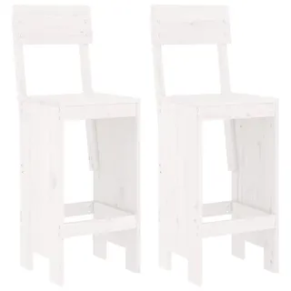 vidaXL Barhocker 40 x 48,5 x 115,5 cm Weiß