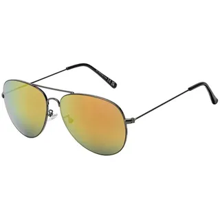 BEZLIT Eyewear Pilotenbrille Damen Herren Piloten Sonnenbrille (1-St) mit bunten Linsen gelb|rot