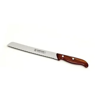 Marsvogel Brotmesser 20,3 cm Wellenschliff Silber