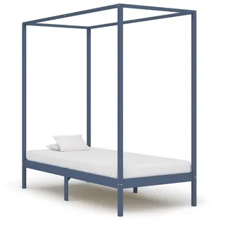vidaXL Himmelbett 90 x 200 cm Grau