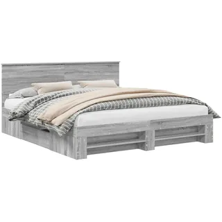 vidaXL Modernes Bett 180 x 200 cm Grau