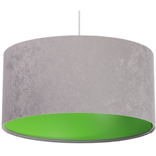 ONZENO Pendelleuchte Classic Graceful Elite 1 40x20x20 cm, einzigartiges Design und hochwertige Lampe grau|grün