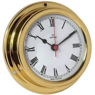 Delite Schiffsuhr Altitude Messing,Gold,B x H: 125 mm x 40 mm,858c