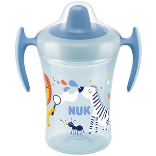 Nuk Trinklern-Becher Evolution Trainer Cup 230 ml - mit weichem Schnabel - Blau