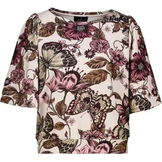 Monari Sweatshirt Blumenmuster Mehrfarbig 38