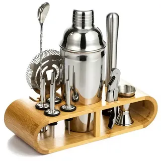 Cocktail-shaker-set, Edelstahl-cocktailset-geschenkset, 750 Ml, Cocktailset Mit Cocktailzubehör, All-in-one-barkeeper-set Für Zuhause Oder Die Bar