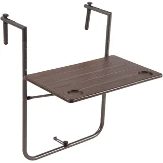 Garden Pleasure Tabora Klapptisch 60 x 60 x 73-83,5 cm Braun