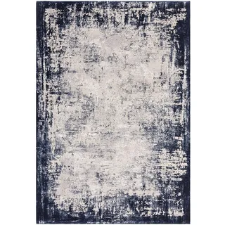 KADIMA DESIGN TIBER-Rieti Veloursteppich 160 x 230 cm Dunkelblau