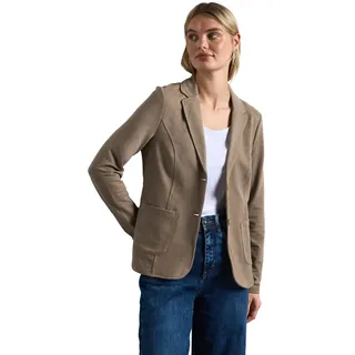 STREET ONE Damen A211912 Blazer Basic, Rich Mocha Mel, 34 - 34