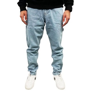 Karl Kani 5-Pocket-Hose Retro Tapered Workwear (1-tlg., kein Set) blau