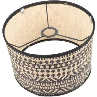 FOYTOKI Tischlampenschirm aus Bambus im Abstrakten Vintage Stil Dekoratives Lampenzubehör für Tischlampen Eleganter und Natürlicher Lampenschirm für Restaurants