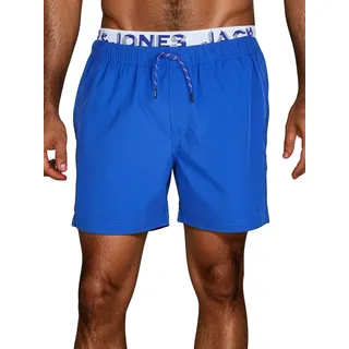 Jack & Jones Badehose Herren lang Badeshorts Doppelter Bund MAUI JJSWIM Bluing Tunnelzug 3XL