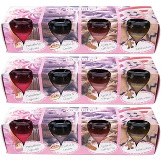 HS Candle Duftkerzen Selection 12er Pack Bakery Selection