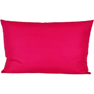 JACK 40x60cm Outdoor Lounge Kissen Dekokissen inkl. XXL-Füllung Wasserabweisend Sitzkissen Garten Stuhl Lotus Effekt, Farbe:Himbeere