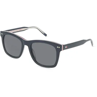 Tommy Hilfiger TH 2184/S Herren-Sonnenbrille Vollrand Eckig Acetat-Gestell, blau