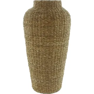 Deko-Bodenvase Seegras, Ø 35 x 70 cm - Beige