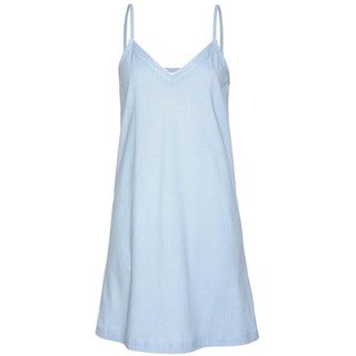 VIVANCE DREAMS Damen Negligé blau-weiß Gr.36/38