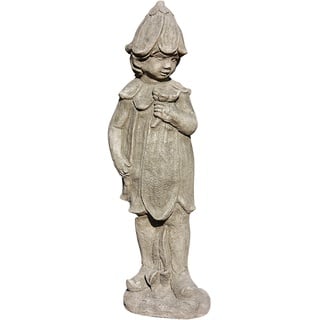 Elfe Lilie, Wiesenelfe, Skulptur aus Steinguss, Figur