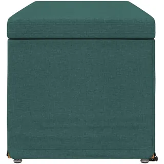 vidaXL Hocker Dunkelgrün 101 x 41 x 40 cm Stoff
