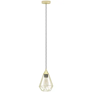EGLO Tarbes 1-flg. 18 cm rund Messing gebürstet