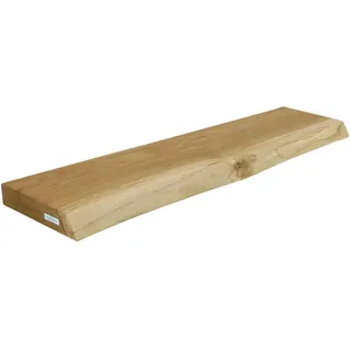 holz4home Wandregal 80 x 0 x 0 cm Eiche Natur