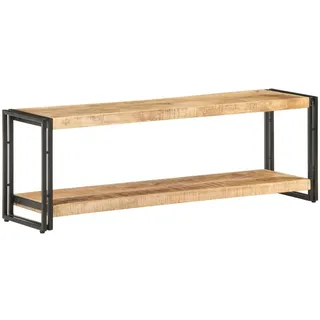 vidaXL TV-Schrank 120x30x40 cm Raues Mangoholz