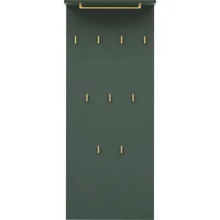 Garderobenpaneel WELLTIME "Kent" Garderobenpaneele Gr. B/H/T: 50,0 cm x 120,6 cm x 20,0 cm, grün (waldgrün) Garderobenpaneele Breite 50 cm, made in Germany