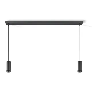 Home Sweet Home Pendelleuchte Pendel Xxl 98/9.5/137.5cm - Schwarz - Schwarz