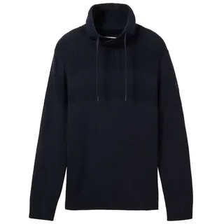 TOM TAILOR Rundhalspullover blau L