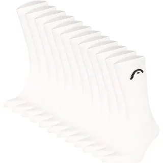 Head Socken All Sport Training Crew 12er Pack Weiß 43-46