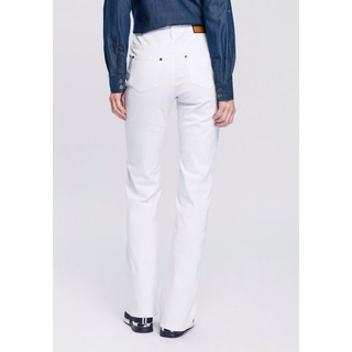 Arizona Bootcut-Jeans Comfort-Fit High Waist weiß 36
