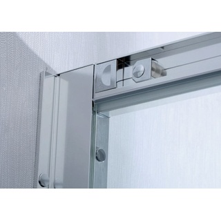 Primaster Eckdusche Easy-5 Schiebetür 80 x 80 cm Klarglas chrom