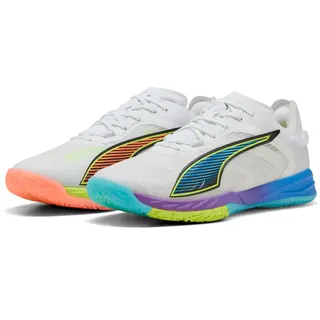 Puma Accelerate Nitro SQD 4 Game On Handballschuhe 01 - PUMA white/glowing red/ultra blue 48 1⁄2 EU 13 UK