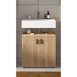 xonox.home Waschbeckenunterschrank Mone 60 x 59 x 30 cm Braun