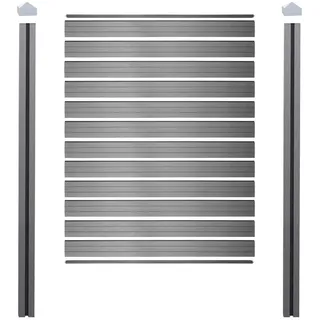 MCW Windschutz Savoie 195 cm grau WPC