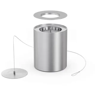 höfats SPIN 1200 Bio-Burner Ø 105 cm Silber