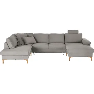 Candy Wohnlandschaft Polyester 2-Sitzer Grau
