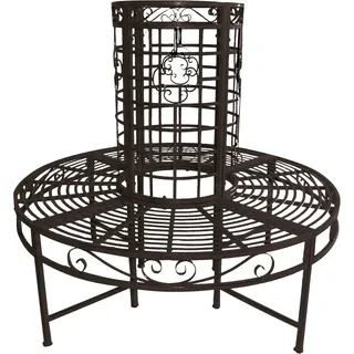 Garden Pleasure Larissa 121 x 112 x 44,5 cm Schwarz