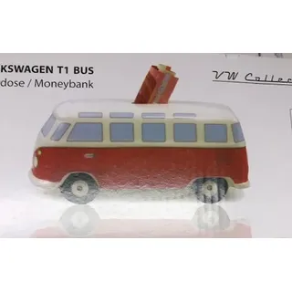 Original VW Spardose Bulli rot