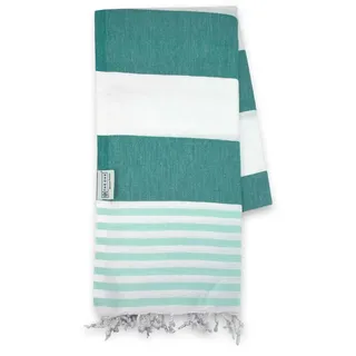 The One Towelling Hamam Handtuch 'Marine' Hamam Marine petrol/mint one size